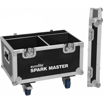 Flightcase Roadinger per 2x Spark Master con ruote – valigia protettiva