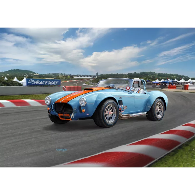 Modellino auto in plastica 65 Shelby Cobra 427 1/24
