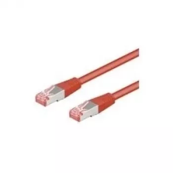 Wentronic Goobay Cavo patch CAT 6, S/FTP (PiMF), rosso, 20 m - LSZH senza alogeni, rame (68285)