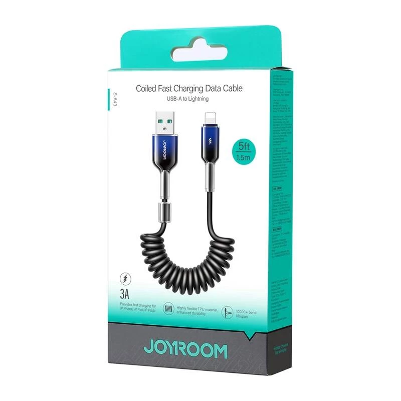 Cavo USB-A a Lightning Joyroom S-A43 1,5 m nero