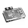 Water block BitsPower Classic VGA BP-VG3070FE — 125×171,4×28,4 mm, RGB 3‑pin, nero/argento/trasparente