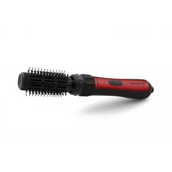 Esperanza EBL008 attrezzo per styling capelli spazzola ad aria calda nero, rosso 1000 W 1,8 m