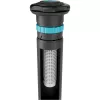 Sistema di irrigazione irrigatore a scomparsa MD80 nero grigio gittata da 3,5 a 5 metri