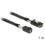 Cavo SAS DeLOCK 83389 1 m nero