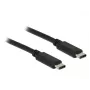Cavo USB DeLOCK 0,5 m USB 2.0 USB C nero