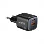 Caricabatterie da parete Unitek P1128ABK01-EU – 2 porte GaN USB‑C e USB‑A, 20W totali, nero