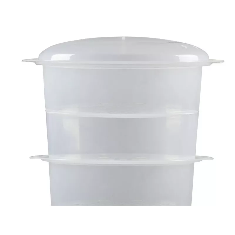Cuocivapore Beper BC.250 3 cestelli piano cottura 800 W acciaio inox