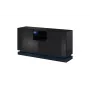 Cassettiera QIU 2D1K 150x41.5x75 nero lucido/nero lucido