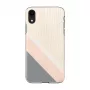 Custodia per smartphone man and wood per iPhone XR – abito rosa con dettagli neri