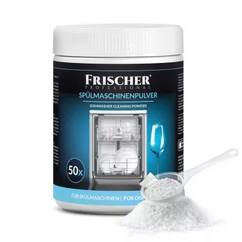 Detergente in polvere per lavastoviglie FRISCHER FR00122_1000, 1 kg, per lavastoviglie automatiche, contenitore in plastica