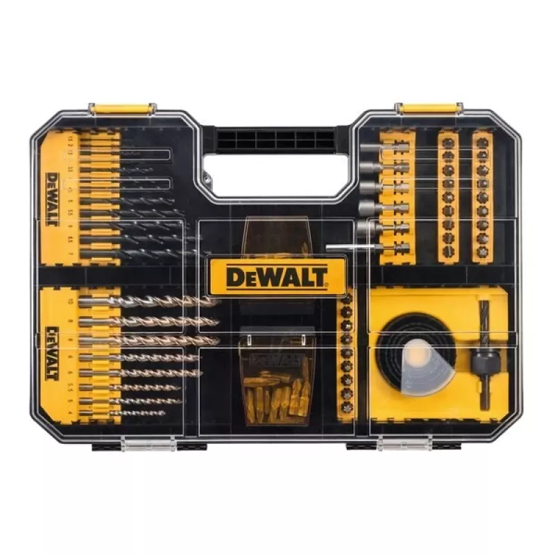 Dewalt Dt71569-Qz Set di accessori punte e frese, 100 pz