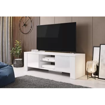 Mobile TV Cama WEST 42/130/42 bianco/bianco lucido