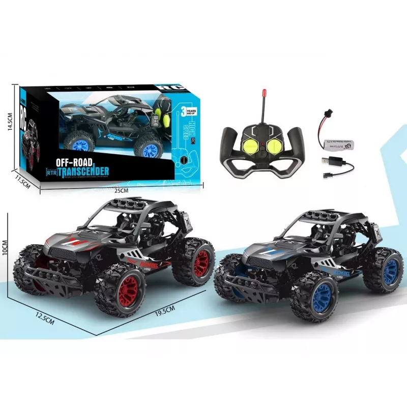 Auto off-road R/C Madej 27 MHz con ricarica USB