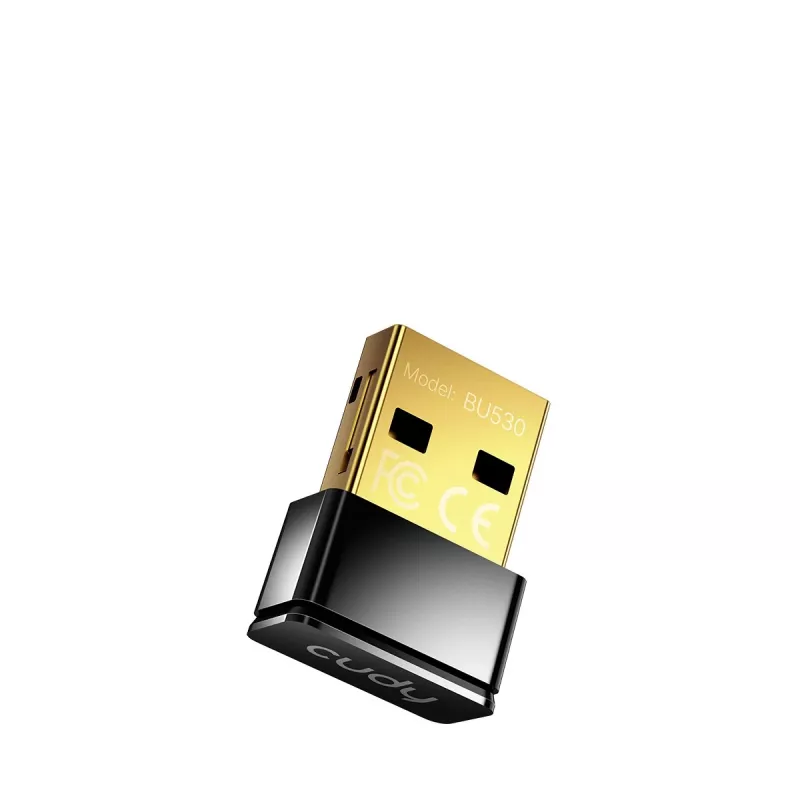 Adattatore Bluetooth Cudy BU530 USB Type-A, nero, uscita Bluetooth, supporto Windows 8.1