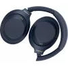 Cuffie Sony WH1000XM4L.CE7, circumaurali, con filo e senza fili (Bluetooth, USB-C), blu, archetto