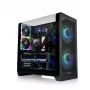 Case Mid-Tower THERMALTAKE View 390 TG nero, pannelli laterali e frontali in vetro temperato, supporto ATX/mATX/ITX