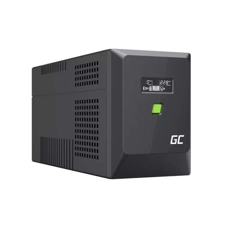 Gruppo di continuità Green Cell UPSLP1400 2 kVA 1400 W 4 uscite AC, 2×12 V 9 Ah batterie