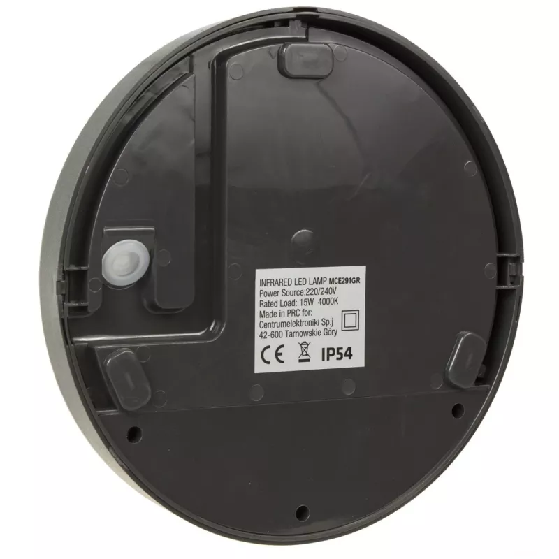 Lampada LED 15W con sensore di movimento a infrarossi MACLEAN MCE291 GR