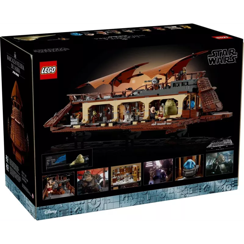 LEGO Star Wars set Jabba's Barge 75397 – 3943 pezzi, 11 minifigure, età 18+
