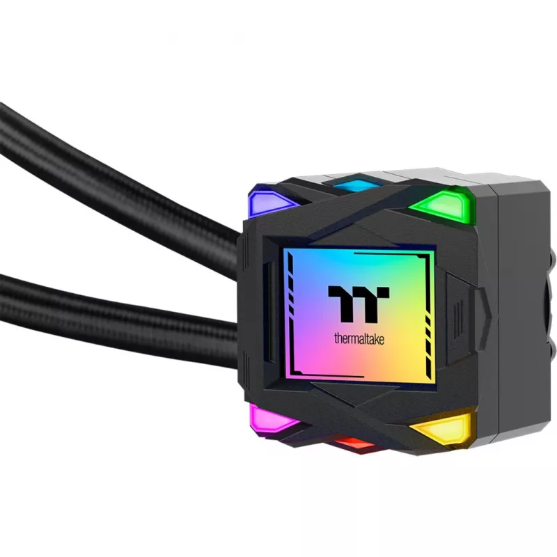 Kit raffreddamento a liquido per scheda madre Thermaltake LA240 ARGB 12 cm nero 1 pz.