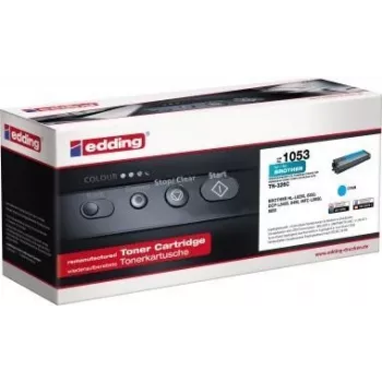 EDDING Toner EDD-1053 ciano 3,5K per Brother TN-326c - unità toner