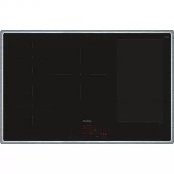 Siemens iQ700 EX845HVC1E piano cottura nero incasso 80 cm 5 zone