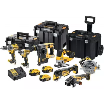 Set utensili a batteria DeWalt DCK755P3T — kit da 14 pezzi con batterie litio-ione