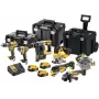 Set utensili a batteria DeWalt DCK755P3T — kit da 14 pezzi con batterie litio-ione