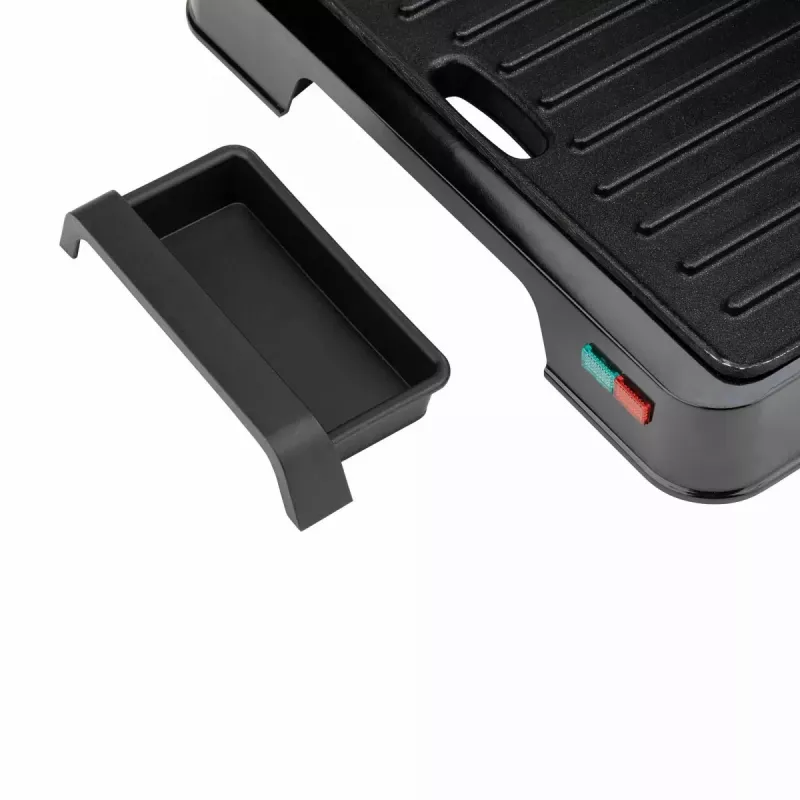 Griglia elettrica Jata JEGR1124 con rivestimento antiaderente e temperatura regolabile