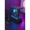 Case PC midi tower TACENS Mars Gaming MCPRISMA, nero, vetro temperato, supporta ATX/Micro-ATX/Mini-ITX, 2x vani 3,5
