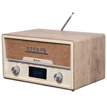 Lettore CD personale Denver MDA-525LW legno 10 W DAB+ FM
