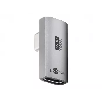 Adattatore USB-C™ Goobay 74443 verticale ruotato 90°, USB4™ | Goobay