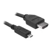 DeLOCK - Cavo video / audio - HDMI - 32 AWG - HDMI, 19 poli (M) - 19 poli Micro-HDMI (M) - 3 m (82663)