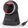 Lettore di codici a barre da tavolo Qoltec per codici 1D e 2D, scanner QR, nero