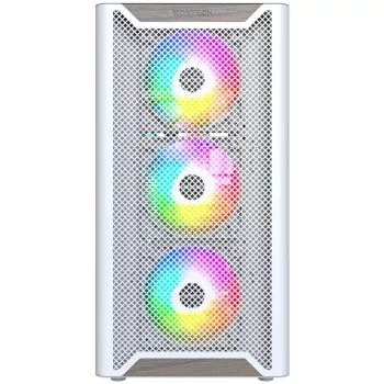 Montech XR Wood Midi-Tower bianco