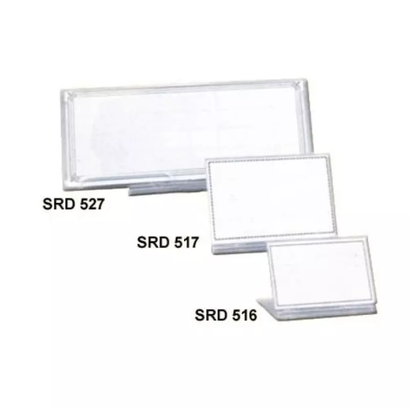 Cartellino da tavolo 200 x 80 mm, SRD 527 0614-003