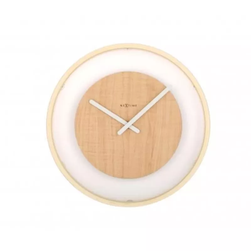 NeXtime orologio 3046 Wood Loop, Ø30 cm, da parete, legno