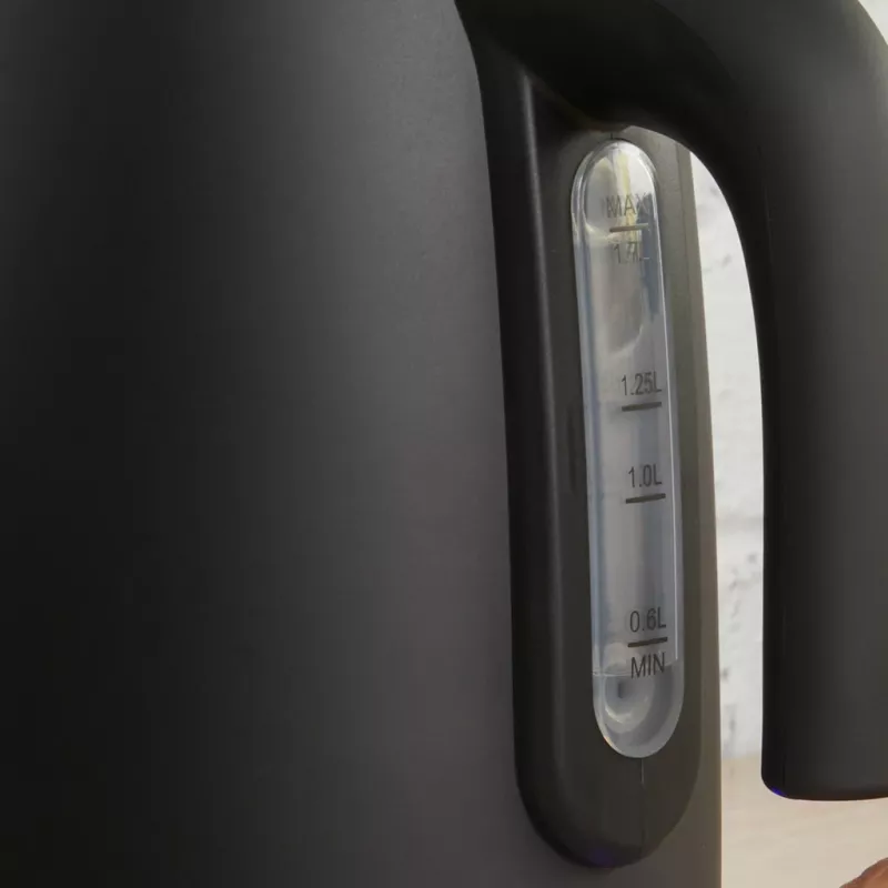 Bollitore Petra 1,7 l 3 kW nero opaco