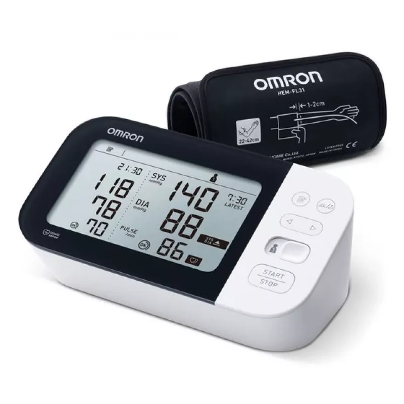 Omron M7 Intelli IT misuratore di pressione da braccio, automatico, 2 utenti