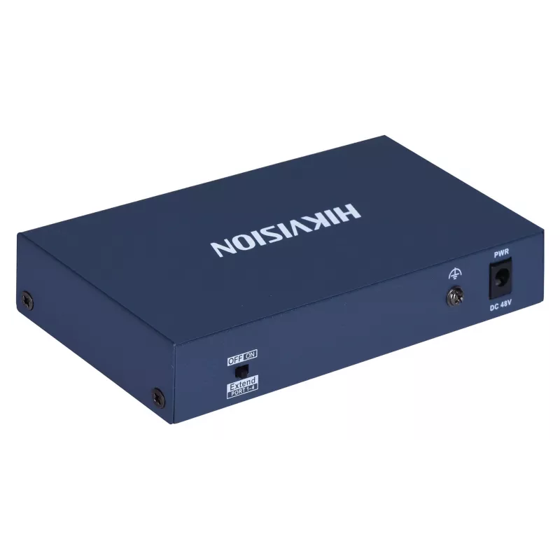 Hikvision DS-3E0106HP-E collegamenti di rete unmanaged Fast Ethernet (10/100) supporto PoE blu