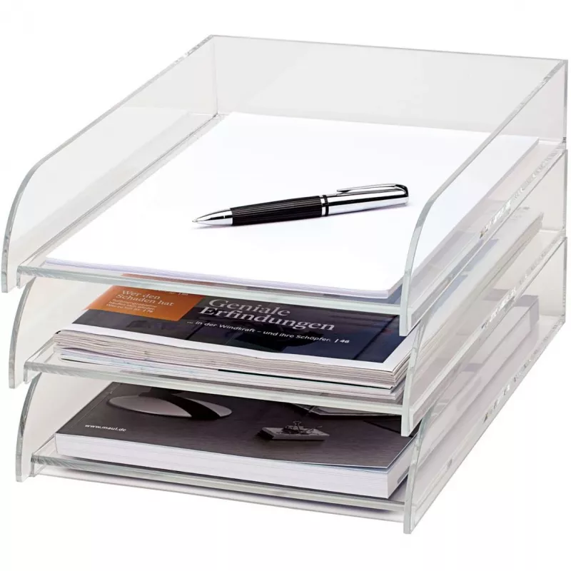 MAUL 1950105 organizer da scrivania in acrilico trasparente (1950105)