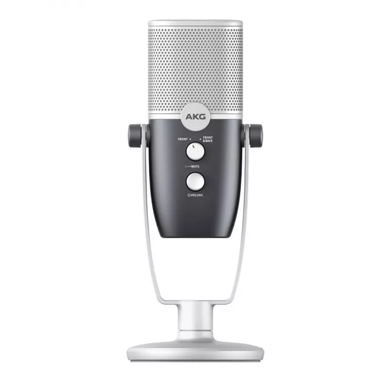 AKG Ara - microfono a condensatore professionale USB, blu-argento