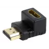 Adattatore HDMI GEMBIRD A-HDMI90-FML, HDMI a HDMI, adattatore ad angolo retto 90°, nero