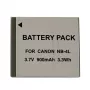 Batteria ricaricabile Extra Digital NB-4L per dispositivi Canon, agli ioni di litio, sostitutiva di Canon NB-4L