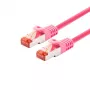 LOGON TCR66SS070M cavo di collegamento di rete Cat6 S/FTP (S-STP), 7 m, magenta
