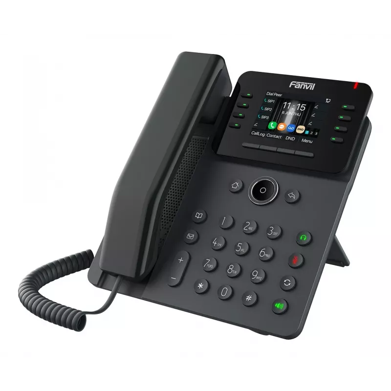 Telefono IP Fanvil V62W nero