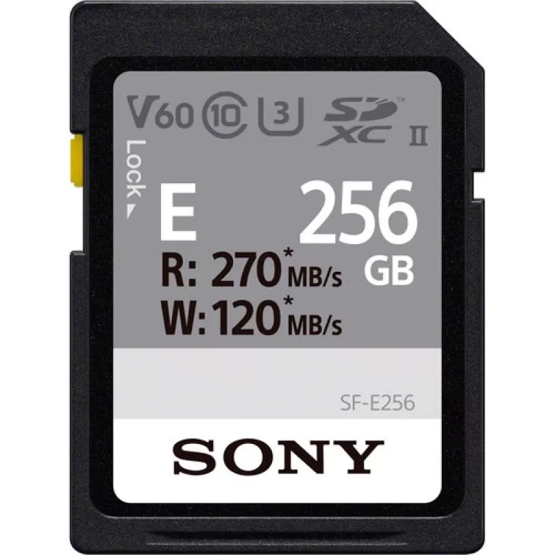 Memoria flash Sony 256 GB SDXC UHS-II Class 10 SFE256.AE