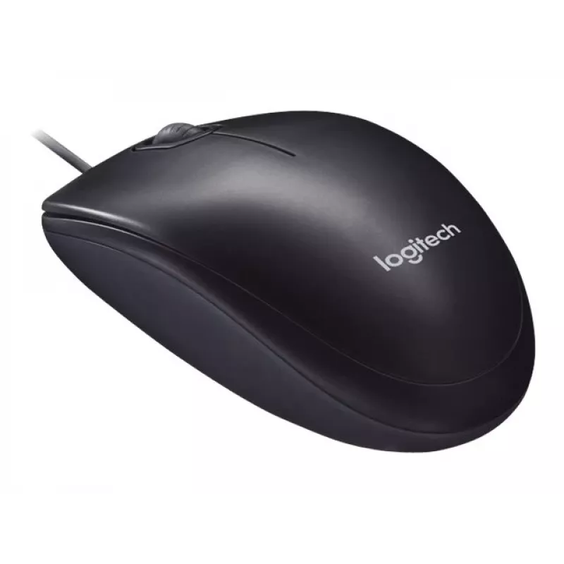 Logitech M90 mouse da ufficio ottico con filo — 1000 DPI, ambidestro, USB Type-A, nero