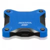 SSD esterno ADATA SD620 512 GB, USB 3.2 Gen 2 Micro-USB B, blu, custodia in silicone, antishock
