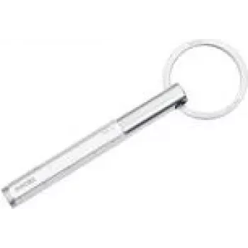 Portachiavi TROIKA KYP20/SI argento alluminio 30x8x96mm
